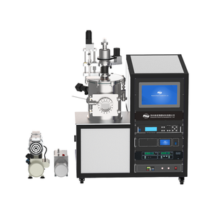 طلاء مزدوج الهدف DC RF Magnetron الاخرق مع نوع الهدف السفلي لطلاء المعادن النبيلة